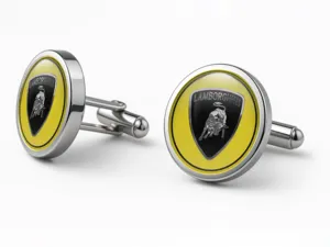 Lamborghini Branded Cufflinks Luxury High End Professional Tuning